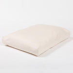 Rectangular Natural Twill Dog Bed Cover