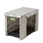 Polka Dot with Amsterdam Stagecoach Dog Crate Cover