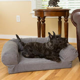Sofa Dog Bed in Heather Grey