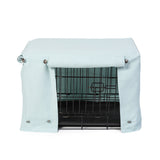 Washable Dog Crate Cover - Sky Gray