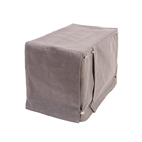 Washable Dog Crate Cover - Simply Grey