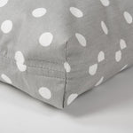 Rectangular Dog Bed Set - Polka Dot Grey
