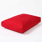 Washable Rectangular Dog Bed Cover Simply Red