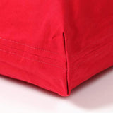 Washable Rectangular Dog Bed Cover in Simply Red Twill