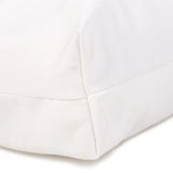 Washable Rectangular Dog Bed Cover - Optic White