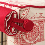 Parisian Red Dog Crate Cover