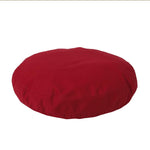 Round Dog Bed Set - Simply Red Twill