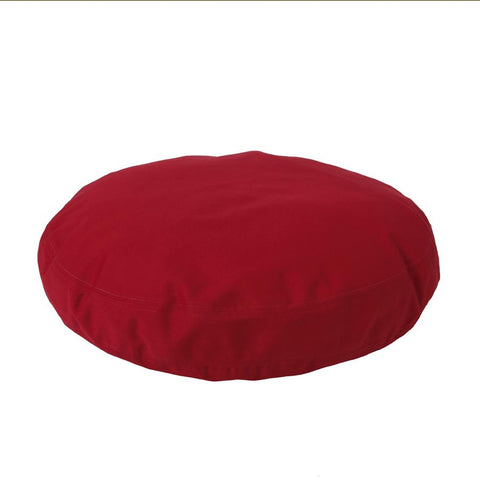Round Dog Bed Cover - Simply Red
